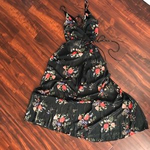 Maxi wrap dress